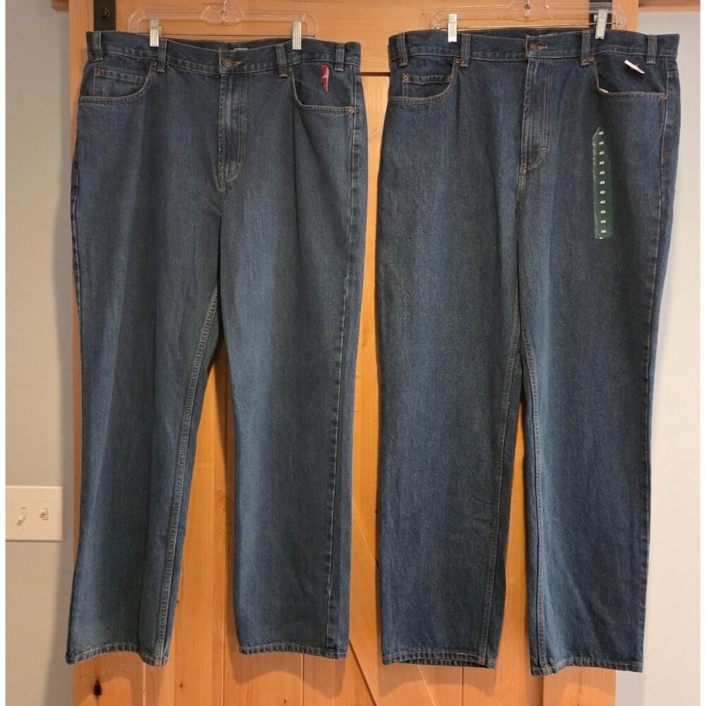New! North Canyon Traders Heavyweight Men's 40x34 5-Pocket Jeans 2 pair lot